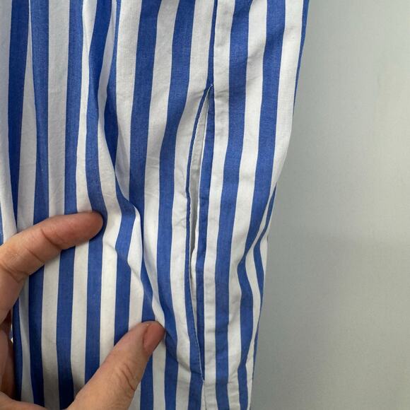 NEW Quince Maxi Dress Size XL Azure Stripe 100% Organic Cotton Sustainable - Picture 5 of 11